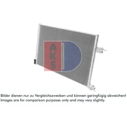 Kondensator Klimaanlage AKS DASIS 022010N für Jaguar Land Rover XE