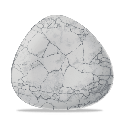 Churchill Studio Prints Kintsugi Pearl Grey Teller Flach Dreieckig 26,5cm