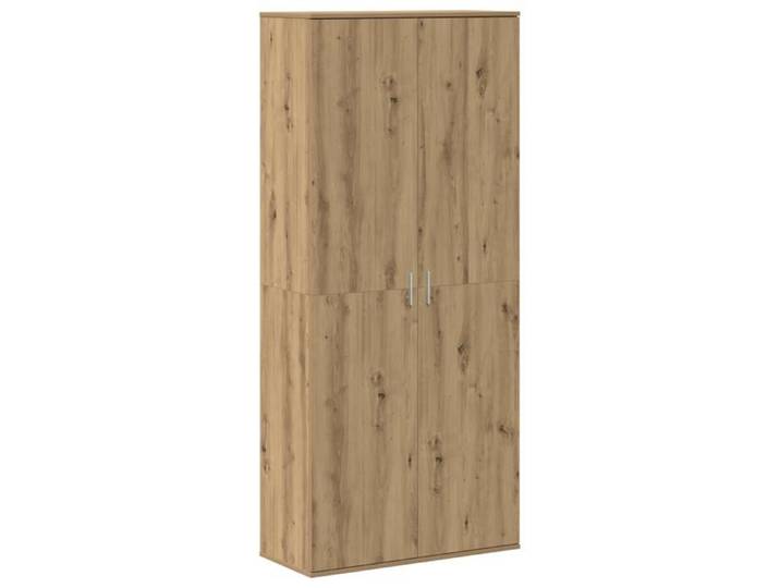 FAF-NEUF* Haute-commode - Chêne artisanal - 80x35x180 cm - bois d'ingénierie JUIN643274