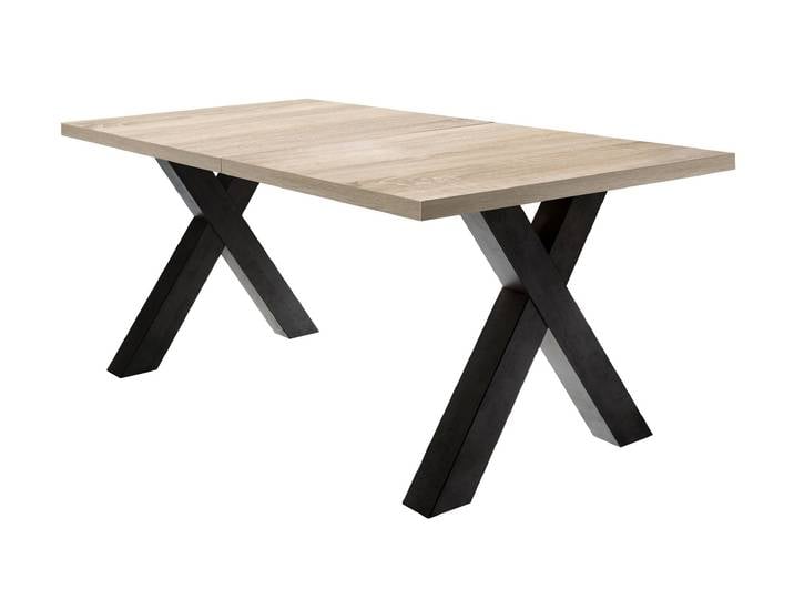 Esstisch 160 - 210 cm ausziehbar Sägerau Eiche - BIG SYSTEM