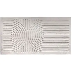 como Webteppich   ¦ beige ¦ Synthetische Fasern ¦ Maße (cm): B: 80