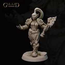 Female Orc Modular 01 von Galaad Miniatures aus Tribal Orcs Clan