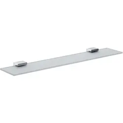 Emco Loft Ablage 051000160 600 mm, Kristall Glas satiniert, Halter chrom