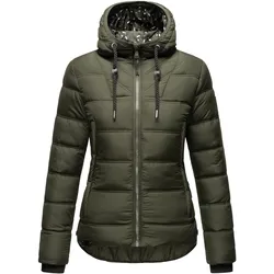 NAVAHOO Damen Steppjacke Warm gesteppte Winterjacke mit Kapuze Renesmee