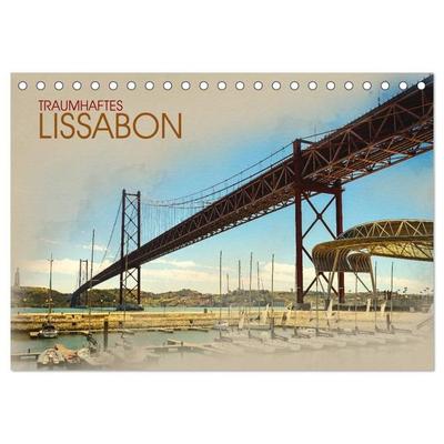 Traumhaftes Lissabon (Tischkalender 2027 DIN A5 quer), CALVENDO Monatskalender