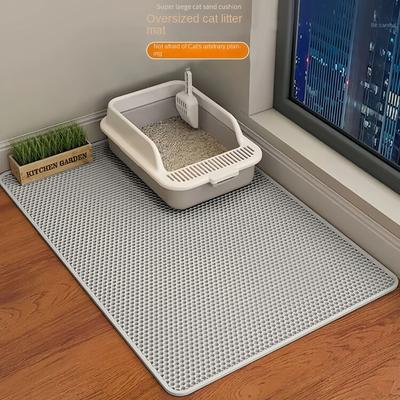 Uplifted Finds Clean Step Dual Layer Litter Sifting Mat gray 40 X 50 Cm