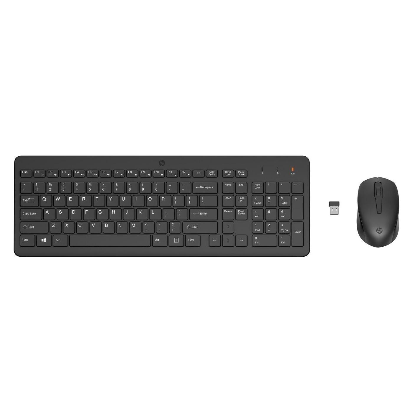 HP 330 Wireless Mouse And (Eng. Int., Kabellos) (2V9E6AA)