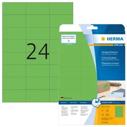 HERMA Etiketten SPECIAL 70,0 x 37,0 mm, grün