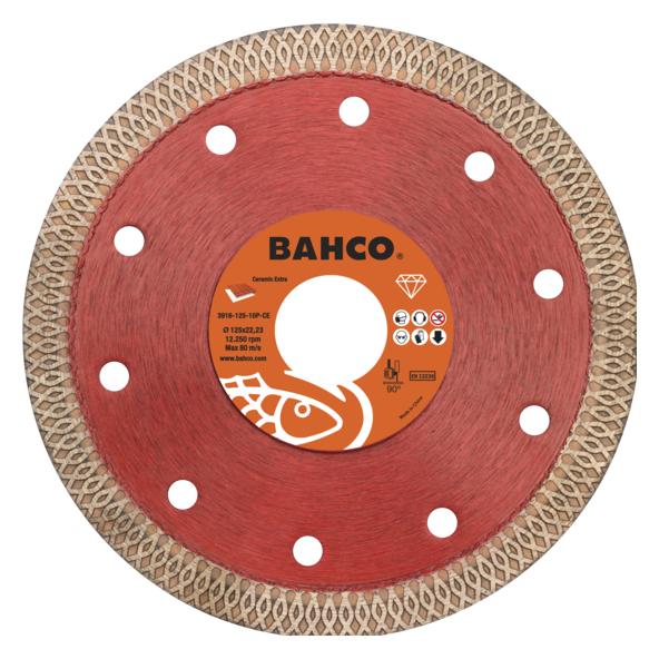Bahco Abrasive Diamant-Trennscheiben für Keramik & Fliesen 125 x 1.2 x 22.23mm (3916-125-10P-CEbahco)