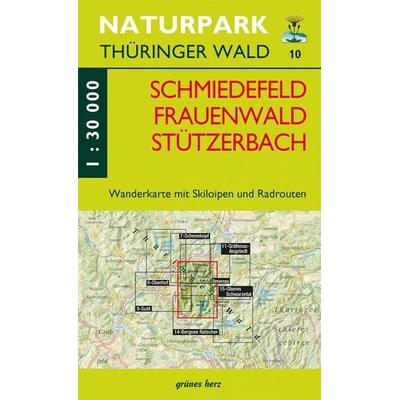 Wanderkarte Schmiedefeld, Frauenwald, Stützerbach, Sonstige von , Grünes Herz, 978-3-86636-310-6