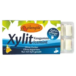 Birkengold Xylit Kaugummi Icemint (12St)