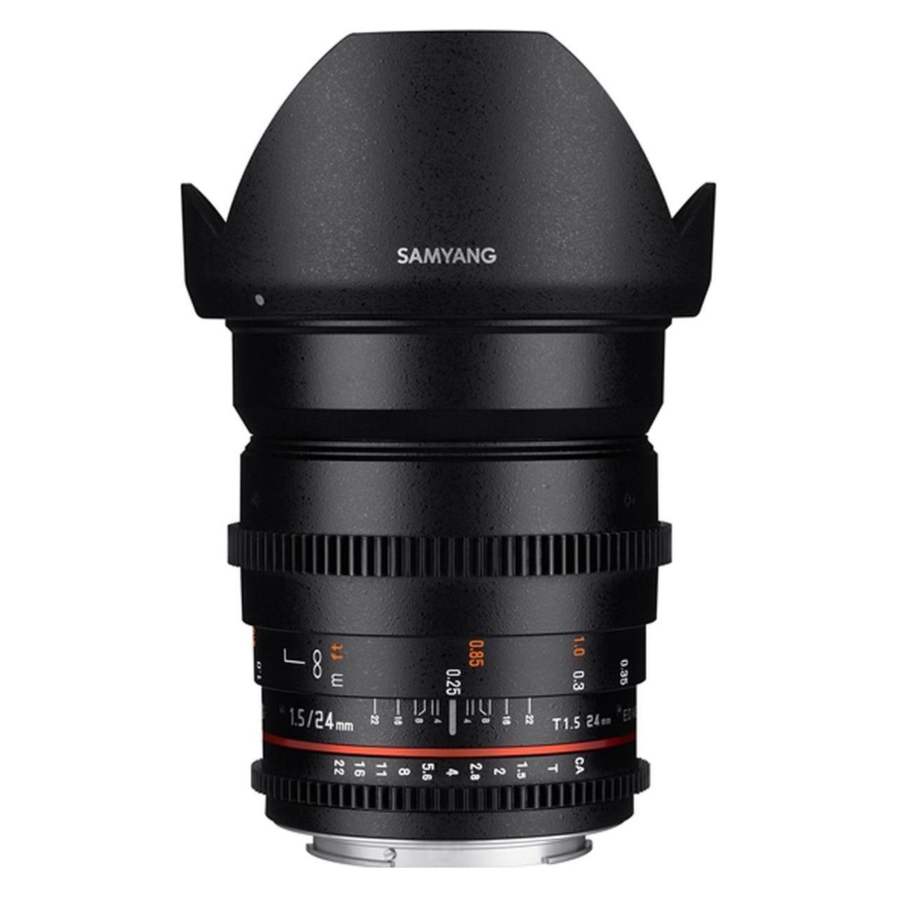 Samyang 24mm T1.5 VDSLR II Nikon (Nikon F, Vollformat) (F1312803101)