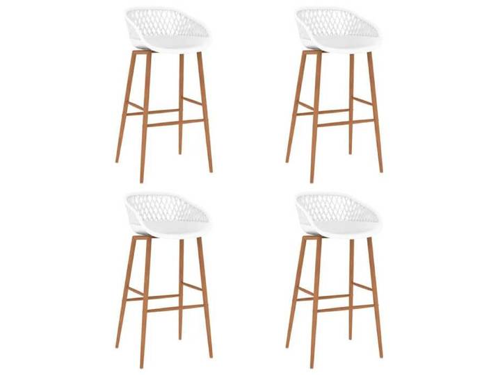 Nouveau Tabourets de bar lot de 4 blanc poids:25.5 kg @1429