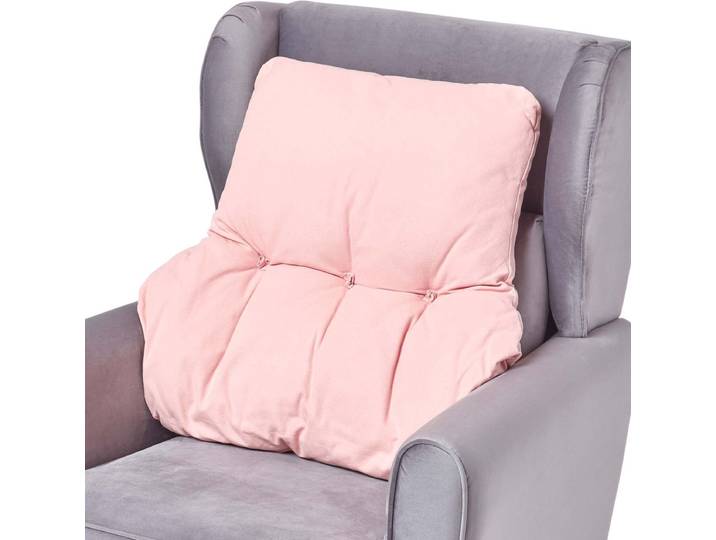 Orthopedisch Rugkussen - Lendensteun Kussen - Houding Verbeteren - Extra Diepe Steun - H58xB68xD15cm - Roze