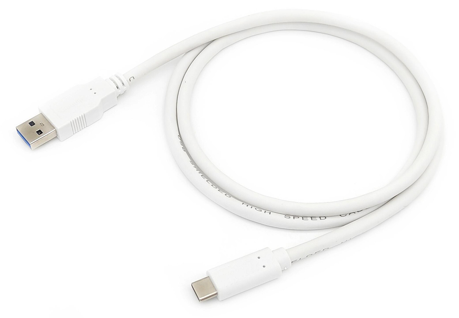 Equip USB-C 3.2 naar USB-A Gen1 kabel, 5 Gbps, mannelijk/mannelijk, 0,50 meter, wit