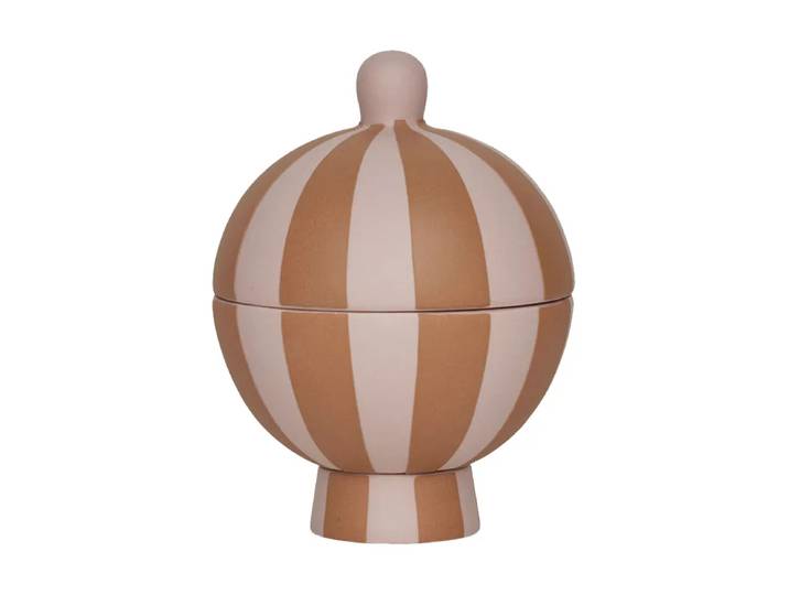 OYOY Bonbonnière Toppu Caramel-rose
