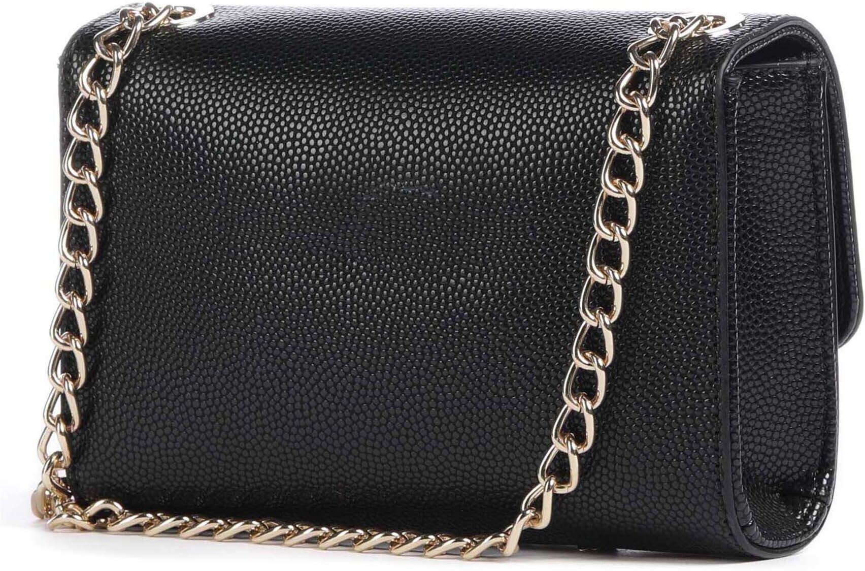 Valentino Bags Divina Umhängetasche aus Leder, schwarz