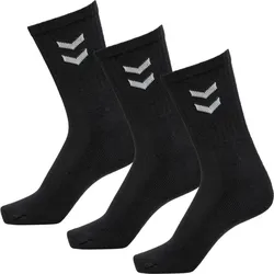 3er Pack hummel Basic Crew Sportsocken 2001 - black 10 (36-40)
