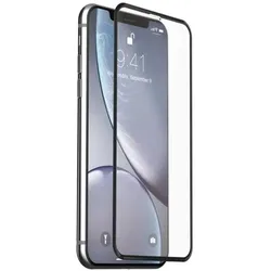 Devia Van Entire View Anti-glare Tempered Glass iPhone XR (6.1) black (10pcs) (10 Stk., Apple iPhone XR), Smartphone Schutzfolie, Schwarz