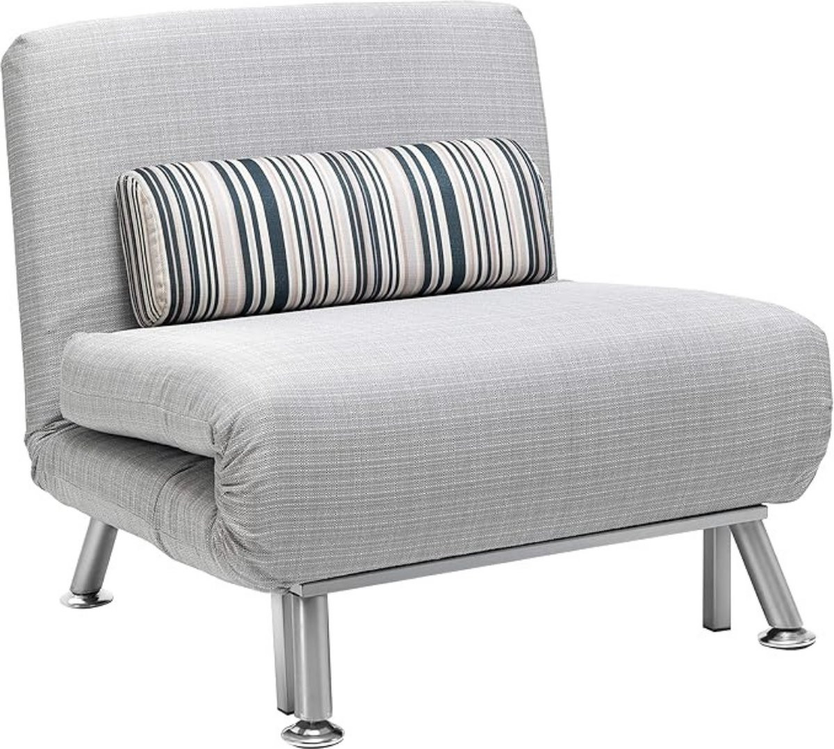 Thuys Luxe Multifunctionele Slaapfauteuil - 3-in-1 Verstelbare Relaxstoel - Grijs
