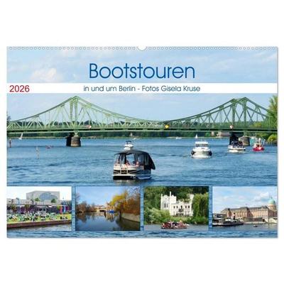 Bootstouren in und um Berlin (Wandkalender 2026 DIN A2 quer), CALVENDO Monatskalender