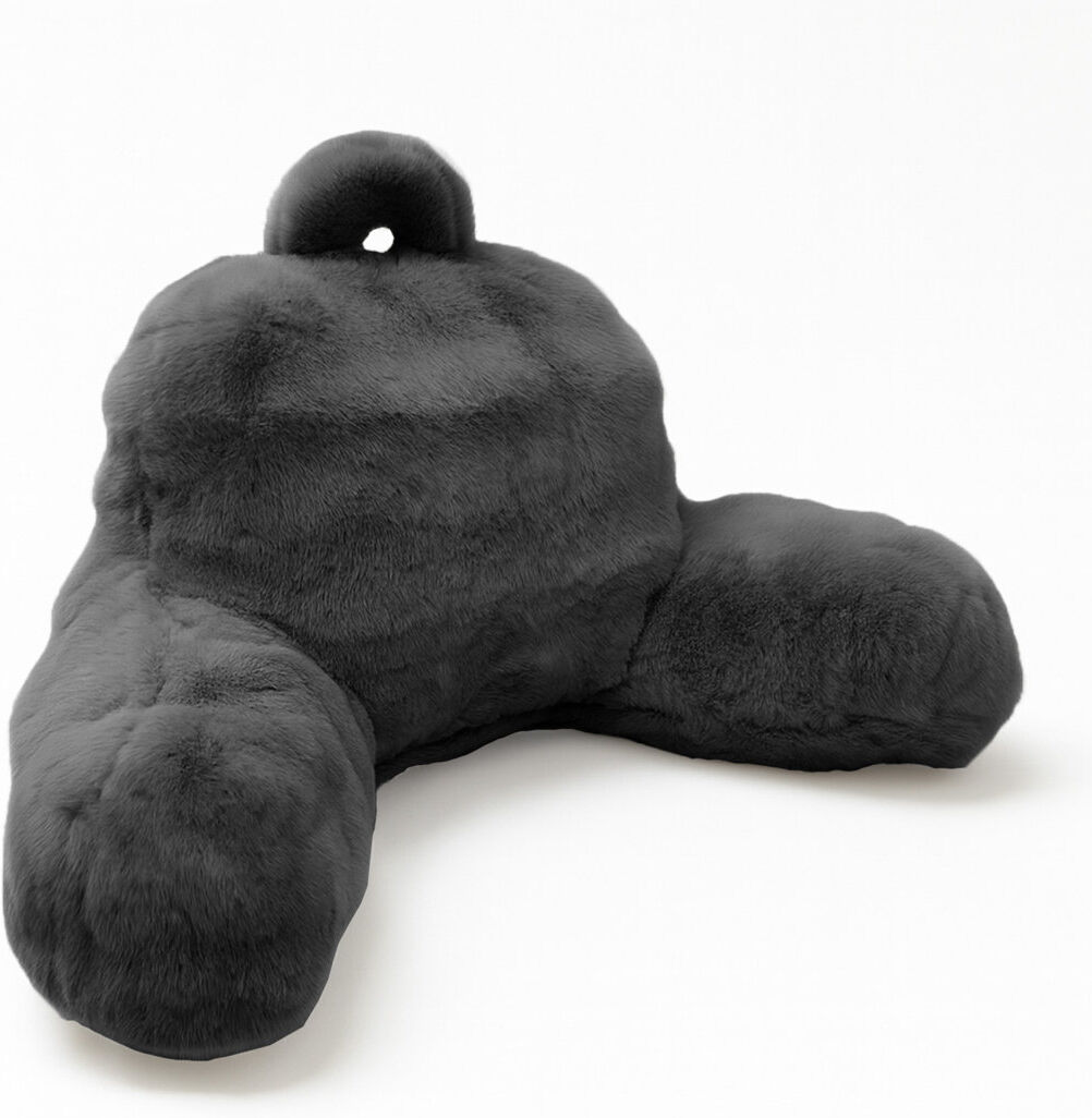 Sweet Dreams Luxury Supersoft Back Support Pillow Cushion Charcoal 55cm W X 15cm D