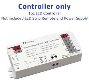 Inspired Living WS2811 COB Running Water LED Strip Light 24V With RF Remote Control controller Only