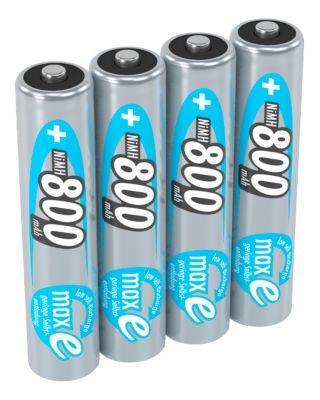 NiMH-Akku MaxE Micro AAA, 800 mAH, 4 Stück