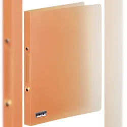 Brunnen Raccoglitore ad anelli FACT!, polipropilene, DIN A4, stretto, orange