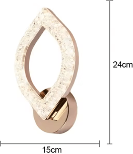 Inspire Curations Modern Luxury Acrylic LED Wall Sconce c Style 0 5w