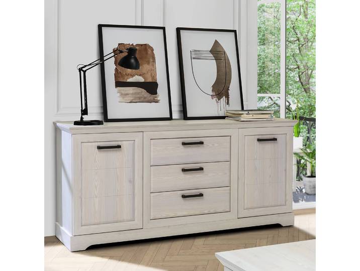 Sideboard I 182 x 84 x 45cm Weiß