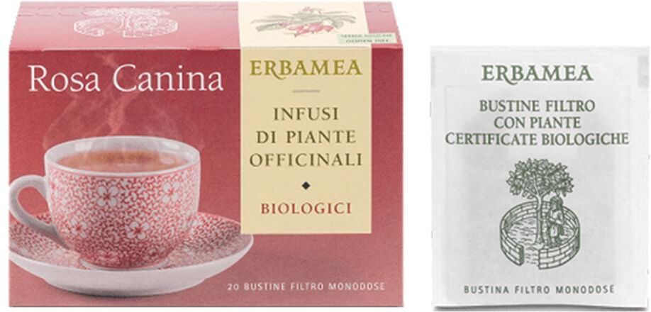 ERBAMEA Srl Rosa Canina 20 Bustine Filtro - Infuso Antiossidante