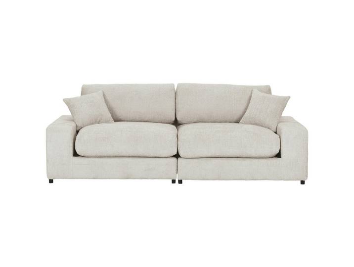 Landscape Bigsofa, Beige, Kunststoff, Füllung: Schaumstoffflocken,Schaumstoffflocken,Schaumstoffflocken, 240x76x125 cm, Stoffauswahl, Rücken echt, Wohnzimmer, Sofas & Couches, Sofassofas
