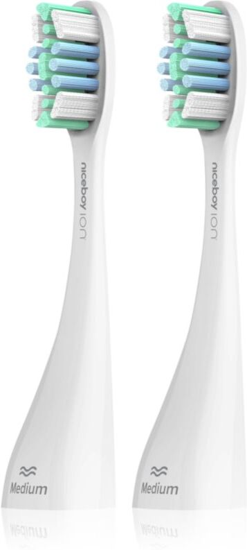 Niceboy ION Sonic PRO UV toothbrush tête de rechange medium White 2 pcs