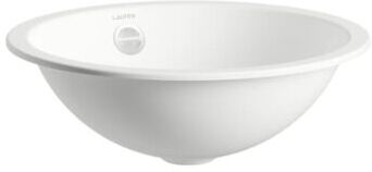 Laufen FORM Einbauwaschtisch H517FM30001091 400 x 400 x 140 mm, rund, Ohne Hahnlöcher, mit Überlauf, weiß