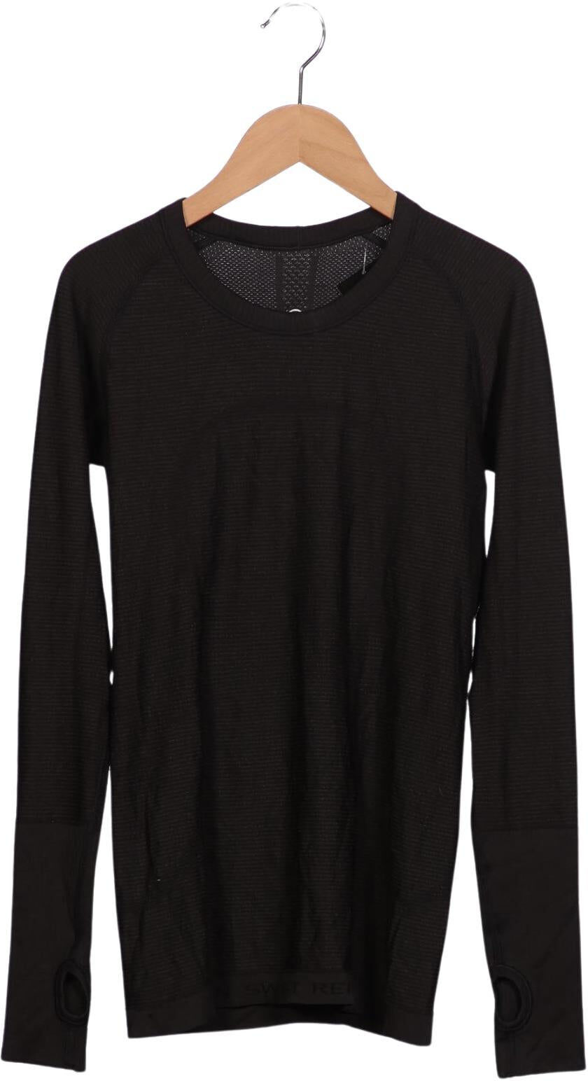 Lululemon Damen Langarmshirt, Schwarz, Gr. XS, kein / Etikett - Second Hand