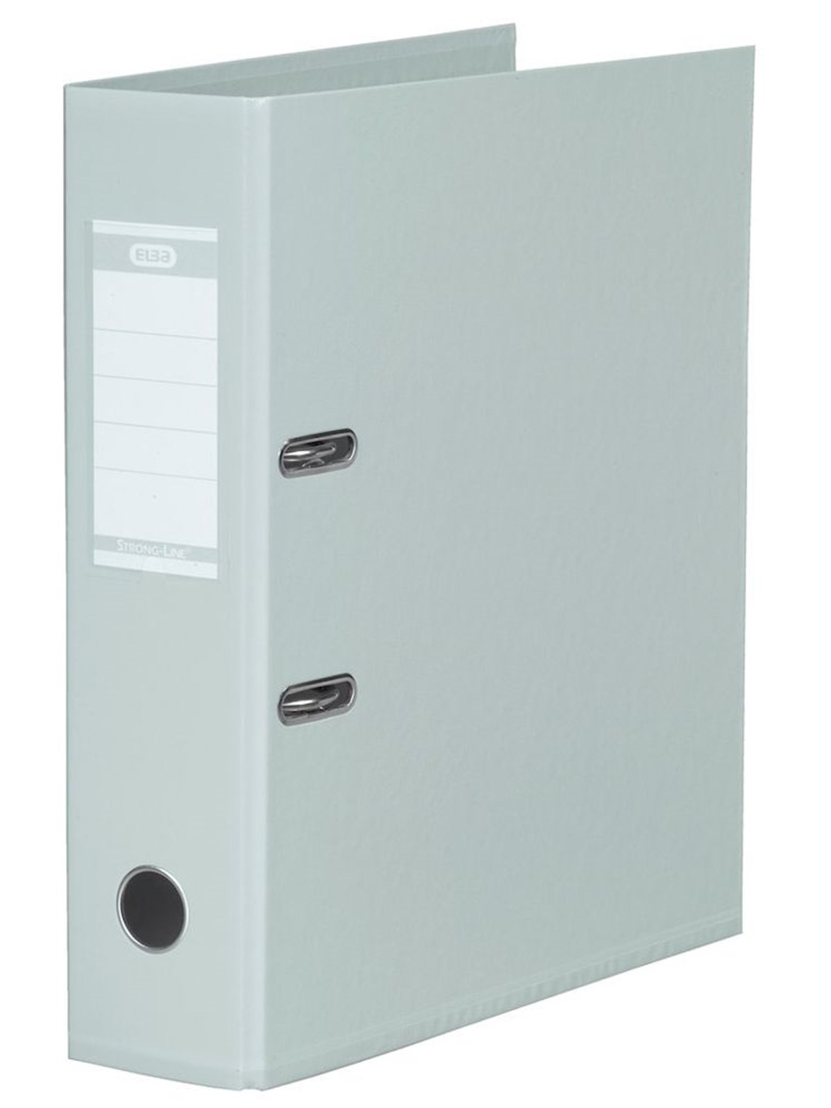 ELBA "Strong-Line" Lever Arch File PP exchangeable spine label Grey A4 8 cm