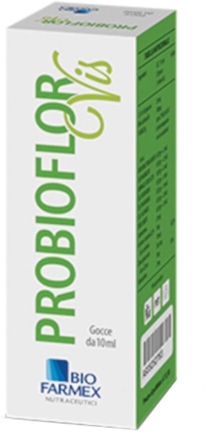 BIOFARMEX Srl PROBIOFLOR VIS Gocce 10ml – Integratore probiotico per benessere visivo e intestinale