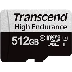 Transcend USD350V (512 GB, microSDXC, U3, UHS-I), Speicherkarte, Schwarz
