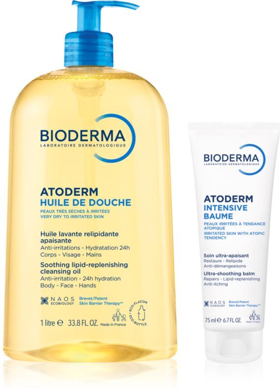 Bioderma Atoderm Dry Skin Set ensemble pour peaux sèches et sensibles