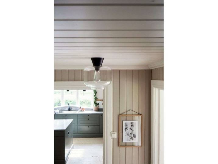Ritz Deckenleuchte Clear/Black - Globen Lighting - Wohnzimmer - Glas