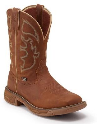 "Justin Original Workboots Rush 11"" WP - Mens 13 Tan Boot D"