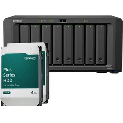 Synology DS1825+ 8TB Plus HDD NAS-Bundle NAS inkl. 2x 4TB Synology Plus 3.5 Zoll SATA Festplatte