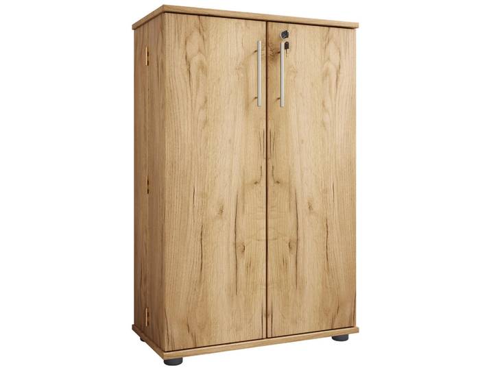 Mid.you Cd-Regal, Honigeiche, Kunststoff, 20 Fächer, 60x93x31 cm, Wohnzimmer, TV Möbel, CD-Regale