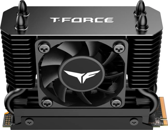 4TB Team Group GC PRO (schwarz, PCIe 5.0 x4 M.2 2280 T-FORCE DARK AirFlow-Kühlkörper)