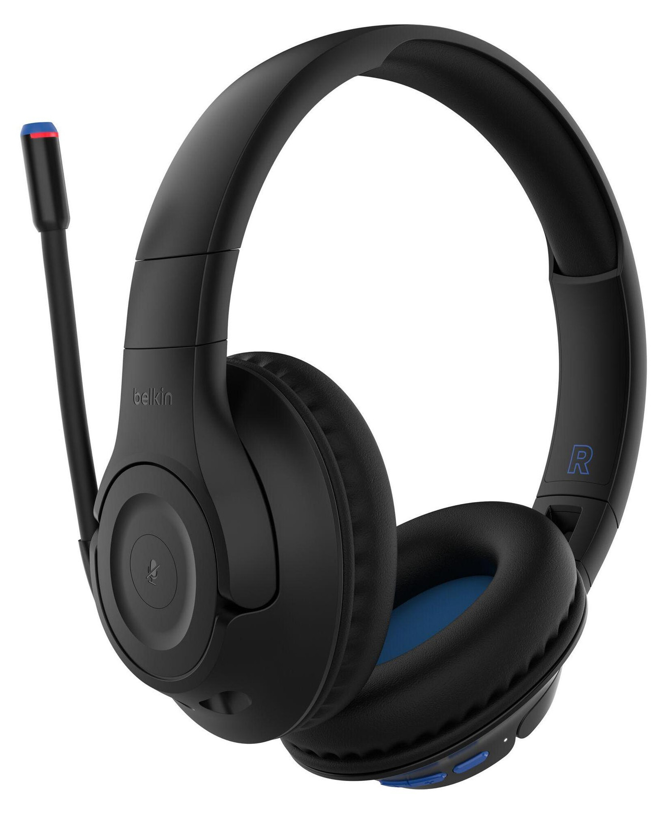 Belkin Soundform Inspirer over-ear hoofdtelefoon voor kinderen, Bluetooth, zwart