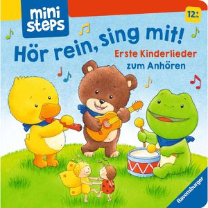 Ravensburger Spielbuch ministeps, 31993, Hör rein, sing mit, ab 1 Jahr, interaktives Liederbuch