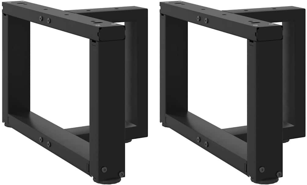 Latitude Run Ayzen Table Leg Black 50 x 25 x (30-31) cm