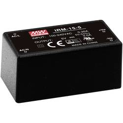 MEAN WELL IRM-15-15 AC/DC-Printnetzteil 15 V/DC 1 A 15 W