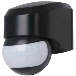 IR-BWM 180 SW - IR Bewegungsmelder 180°, IP44, schwarz